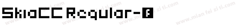 SkiaCC Regular字体转换